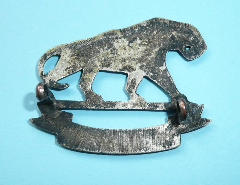 Pakistan -  East Bengal Regiment White Metal Cap Badge
