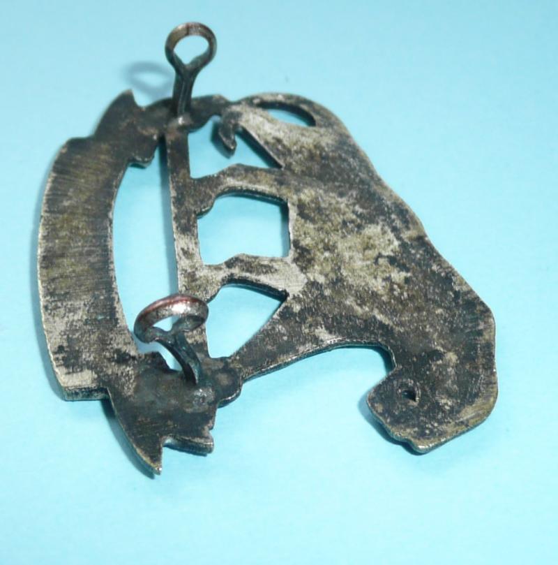 Pakistan -  East Bengal Regiment White Metal Cap Badge