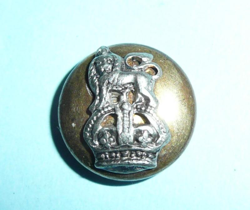 Royal West Kent Regiment Officers Mounted Mess Dress/ Cap Button, King's Crown