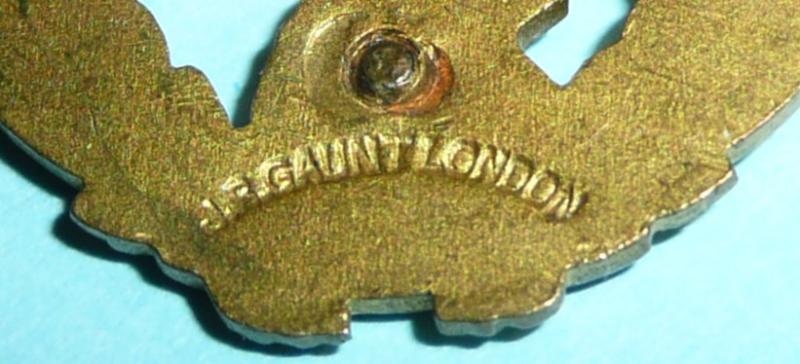 Royal Army Dental Corps RADC Officer's  No 1 Dress Collar Badge - Kings Crown, Gaunt