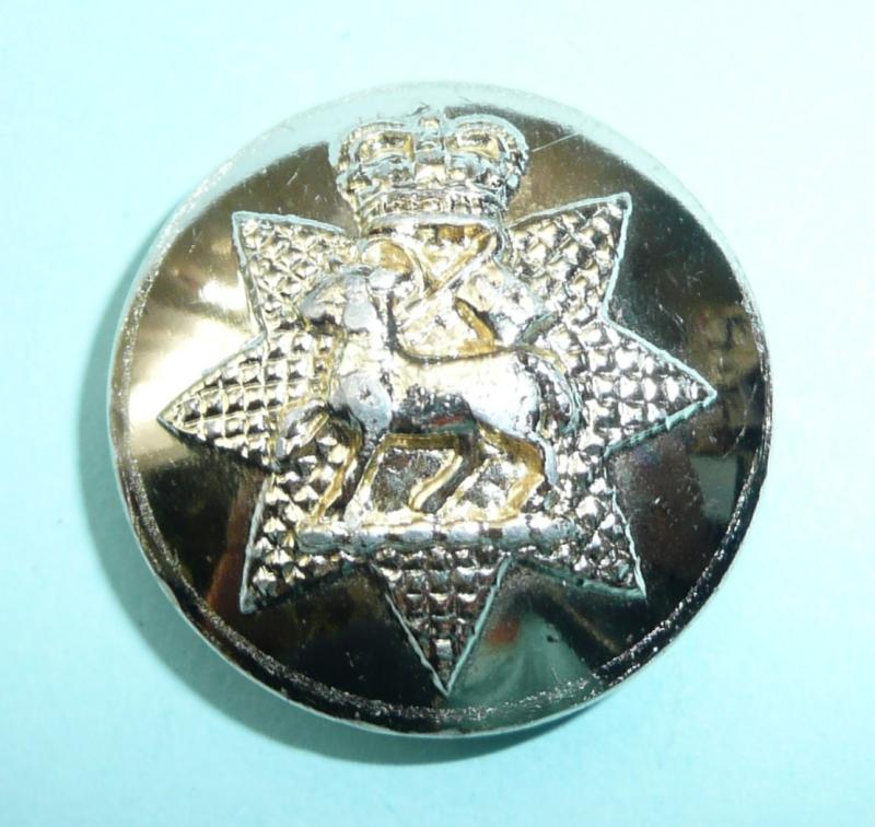 The Queen's Regiment AA Anodised Large Pattern Button