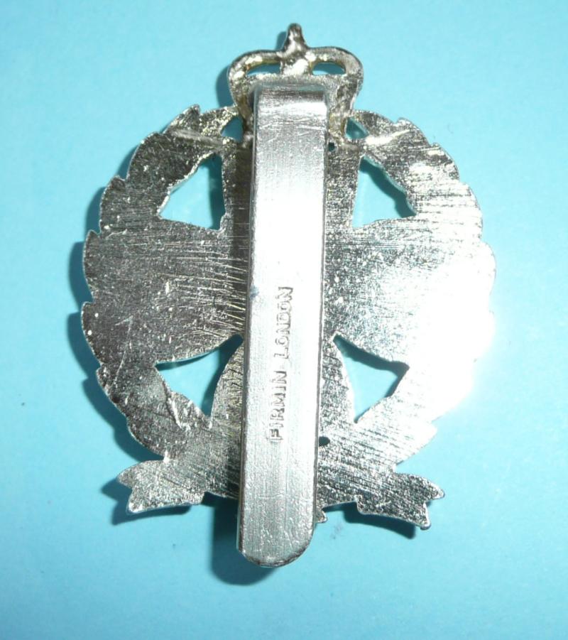 IC&CY Inns of Court & City Yeomanry Staybrite Anodised Aluninium AA Cap Badge