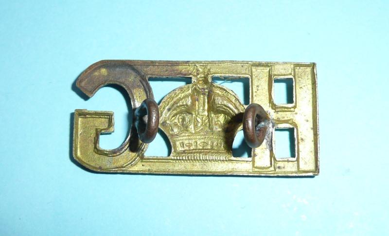 WW2 New Zealand HG Home Guard Brass Cap Badge