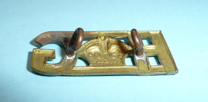 WW2 New Zealand HG Home Guard Brass Cap Badge