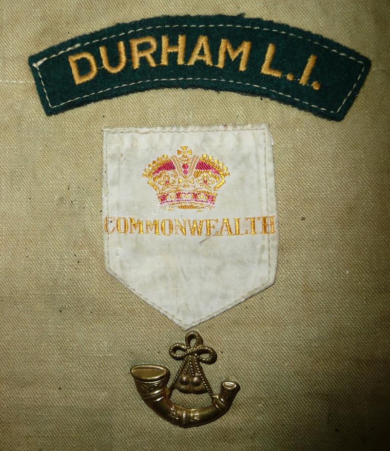 Korean War Period Brassard - Bugler Durham Light Infantry (DLI) / Commonwealth Division