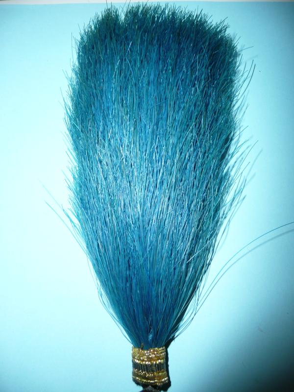 QE2 Royal Air Force RAF Musicians Full Dress Embroidered Busby Cap Badge and Plume