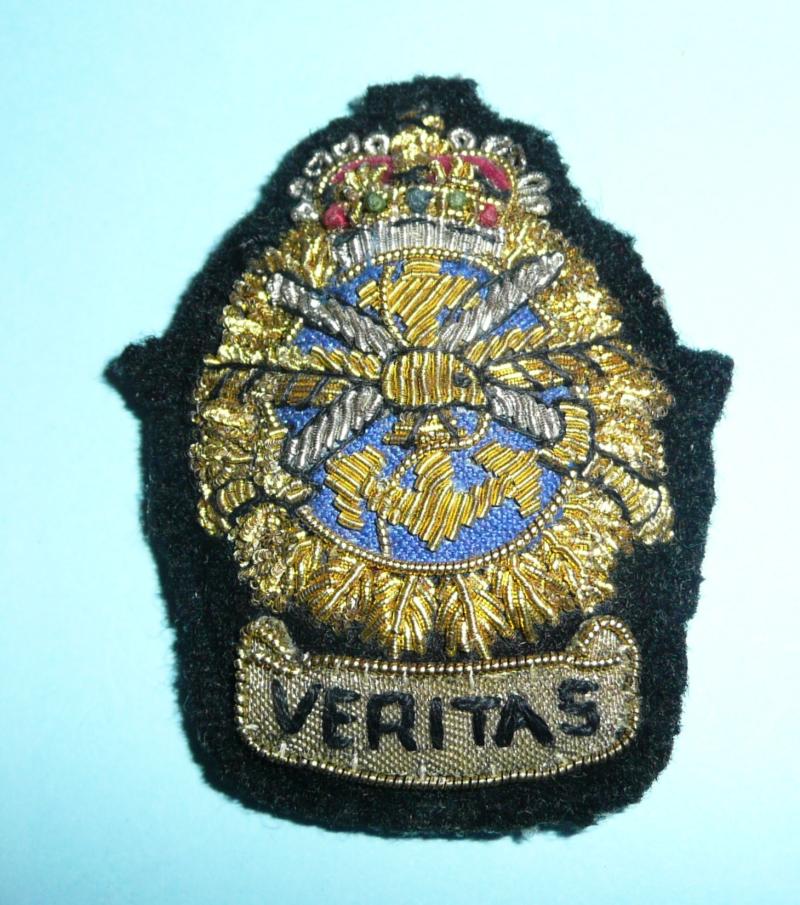 Canadian Public Affairs Officer's Bullion Beret Badge, QEII Crown