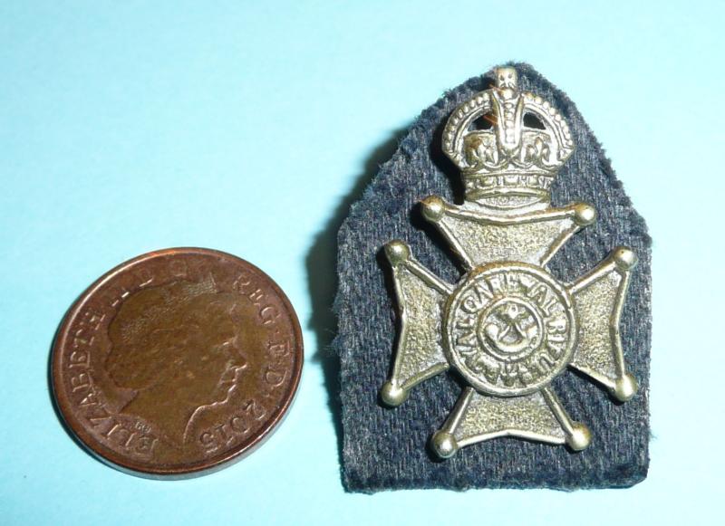 British Indian Army - Royal Garwal Regiment Officer's Field Service Cap Badge