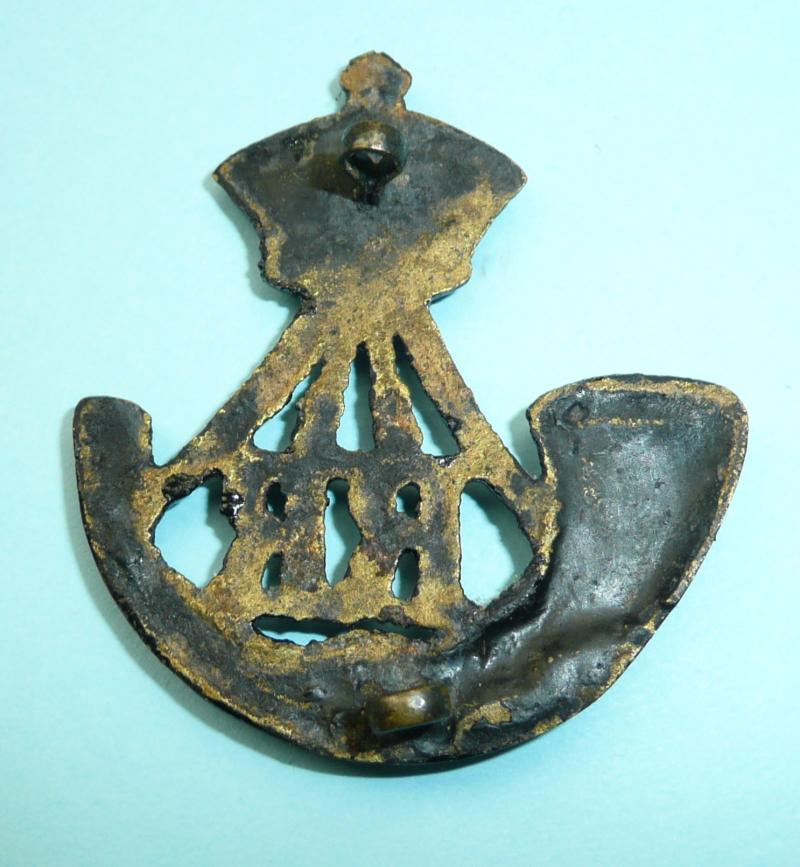 Indian Army - 6th Rajputana Rifles (RR) Blackened Cast Brass Cap Badge