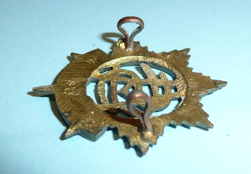 WW2 East African Army Service Corps Sand iCast Brass Cap Badge