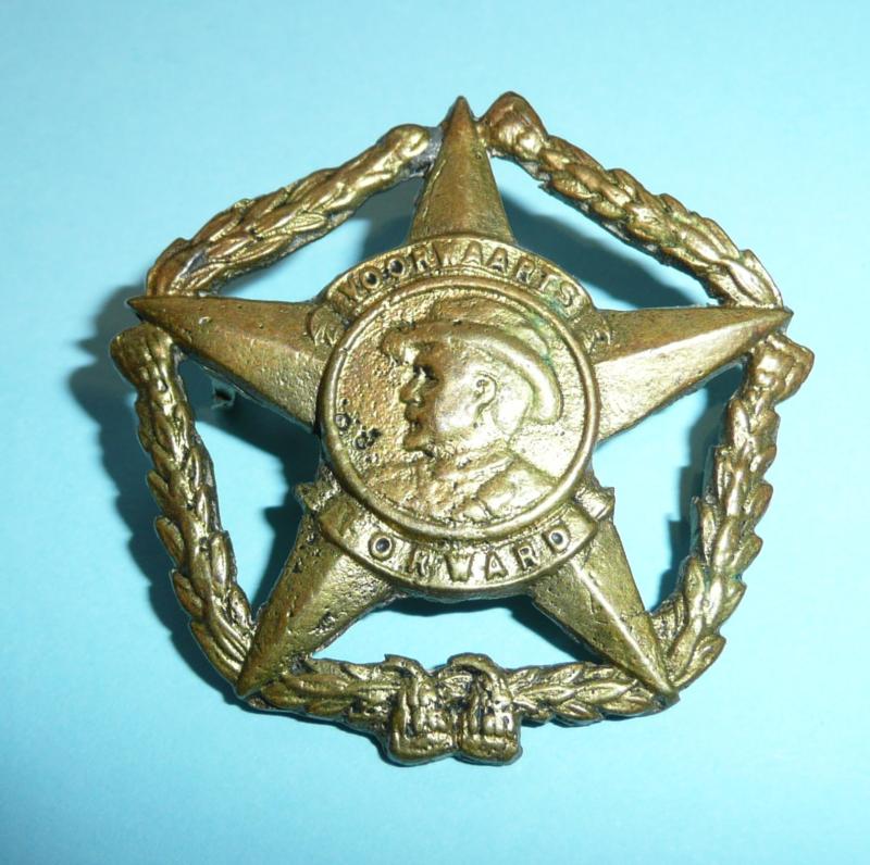 WW2 South Africa - Regiment Botha (Commando) Regiment Theatre Cast Cap Badge