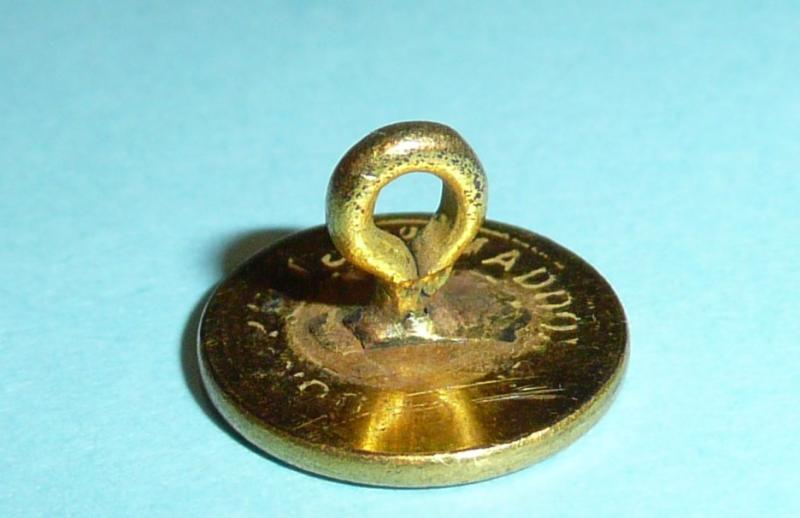 Small Pattern Gilt Button as worn by a member of the personal staff of Edward, Prince of Wales, Made for the Royal Tour to India & Burma in 1921 - 22