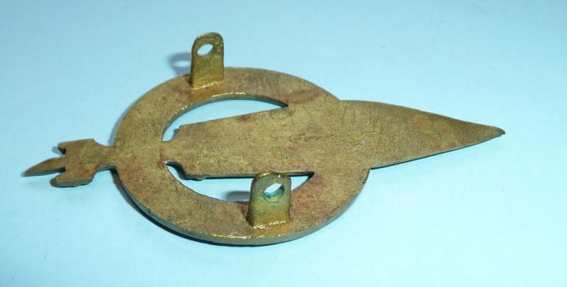 WW2 East African Abyssinia / Somali Irregular Forces Brass Cap Badge