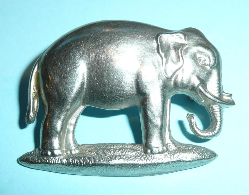 19th Royal Hussars (Queen Alexandra 's Own ) NCO's White Metal Arm Badge