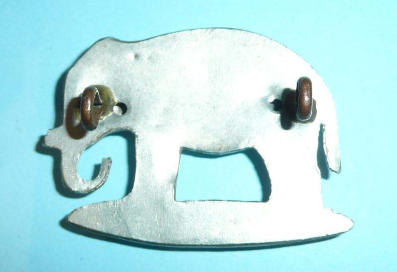 19th Royal Hussars (Queen Alexandra 's Own ) NCO's White Metal Arm Badge