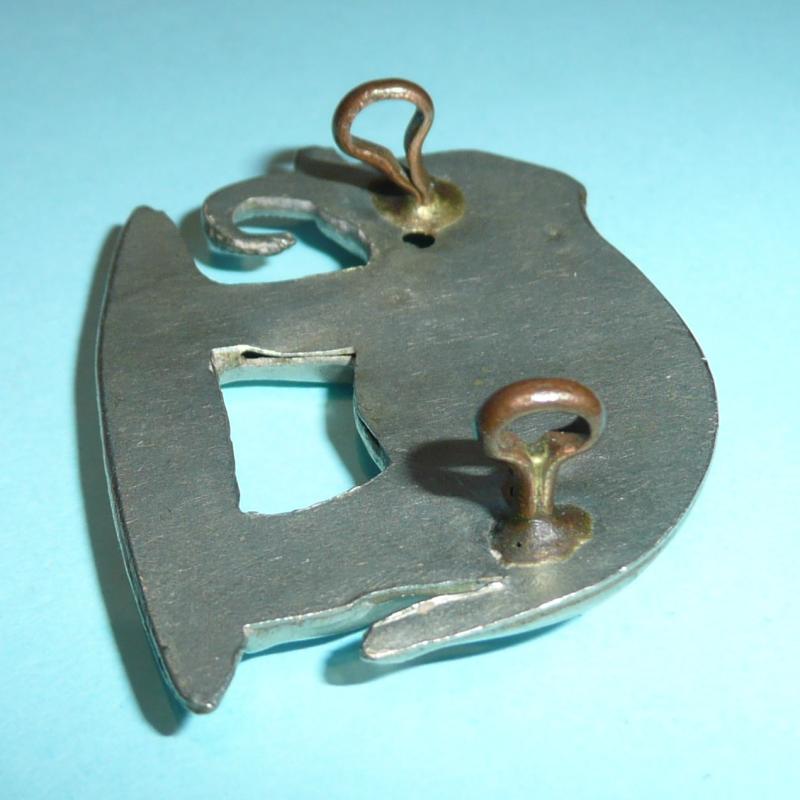 19th Royal Hussars (Queen Alexandra 's Own ) NCO's White Metal Arm Badge