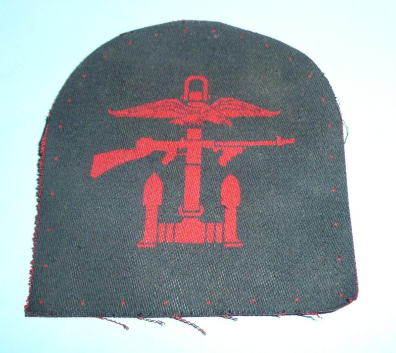 WW2 Combined Operations Printed Cloth Arm Badge as worn by Naval / Royal Marine personnel