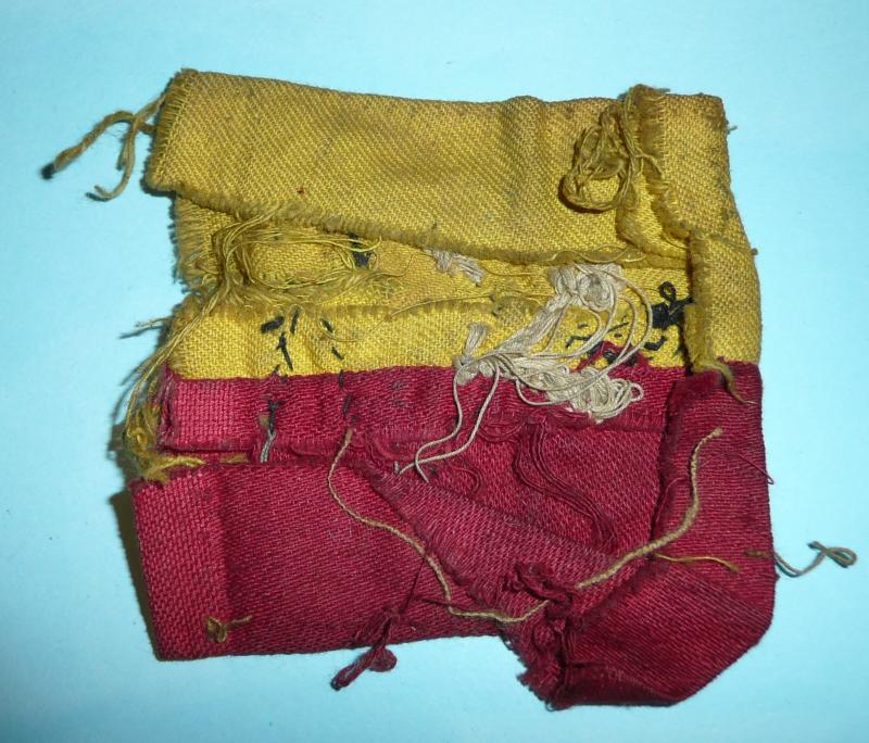 WW2 No 1 Armoured Replacement Group CMF Embroidered Cloth Formation Sign Flash Designation Patch - The Spewing Greek!