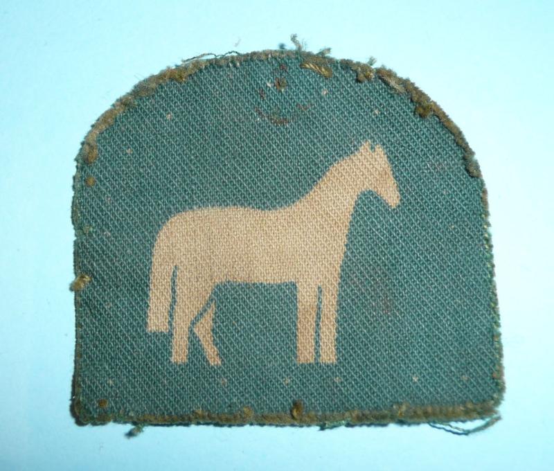 WW2 9th Armoured Brgiade Printed Cloth Formation Sign