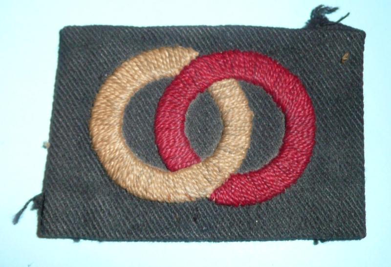 WW2 36th Infantry Division Burma Chindits Woven Cloth Formation Sign Patch Badge