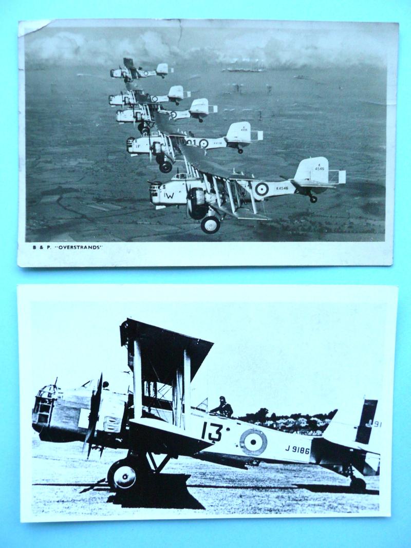 WW2 Royal Air Force RAF Overstands Postcards x 2