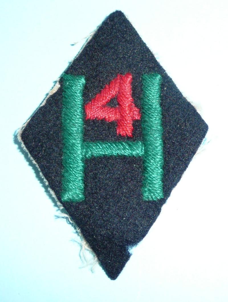 WW2 76th Highland Field Regiment Royal Artillery Embroided Felt Cloth Formation Sign Flash Designation Patch Badge - 2nd Pattern