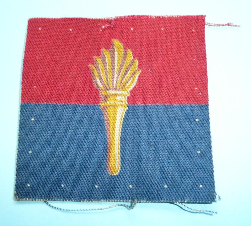 British Army  Royal Artillery 18th Training Brigade Printed Cloth Formation Sign Patch Flash Designation Badge
