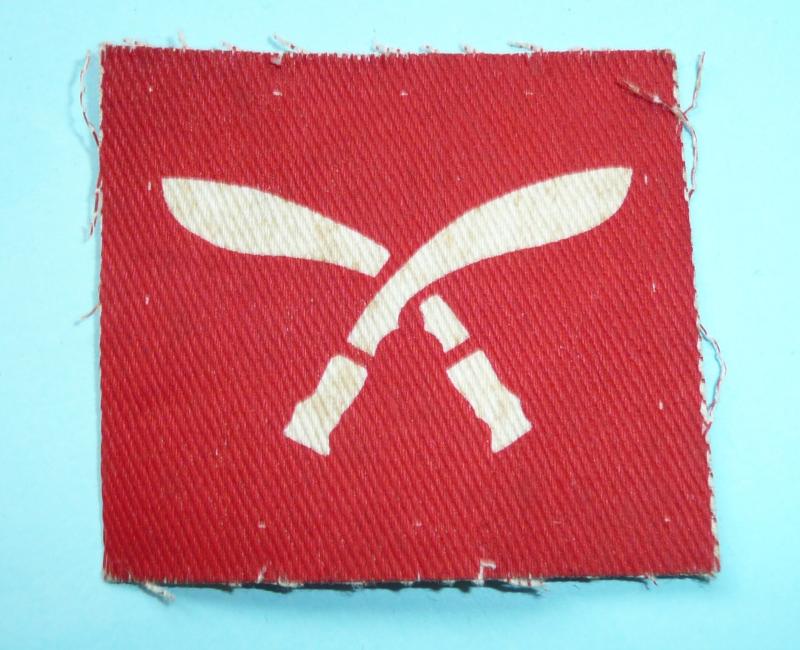 48th Gurkha Infantry Brigade Cloth Formation Sign, 1st Pattern