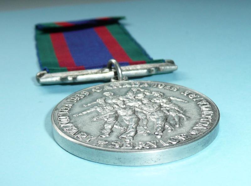 WW2 Full Size Original Silver Canadian Volunteer Service Medal (CVSM)