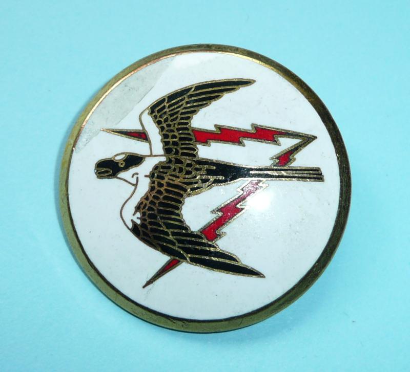 Post WW2 Cold War Canadian Command Badge - Air Defence Command RCAF Enamel Pin Brooch Breast Pocket Badge
