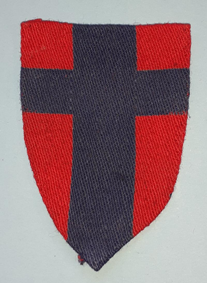 WW2 21st Army Group (GHQ and L of C Troops) Printed Cloth Formation Sign Flash Patch Designation Badge