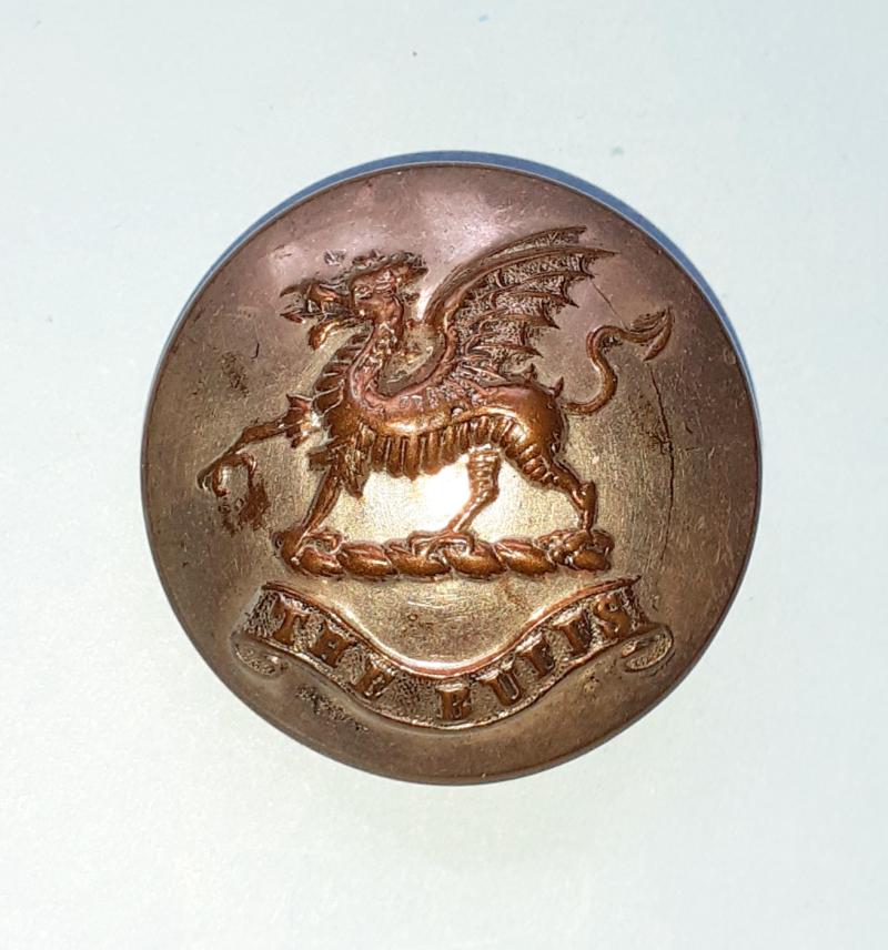 The Buffs (East Kent Regiment) Mess Waiter / Orderlies Silver Plated Large Pattern Button