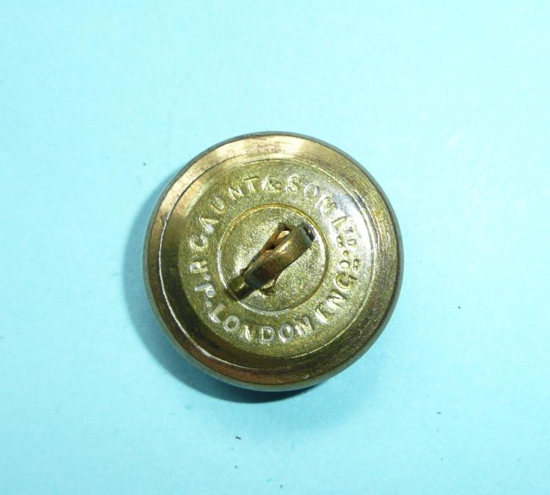 The 10th County of London Regiment (Hackney) Officers Medium Pattern Gilt Button
