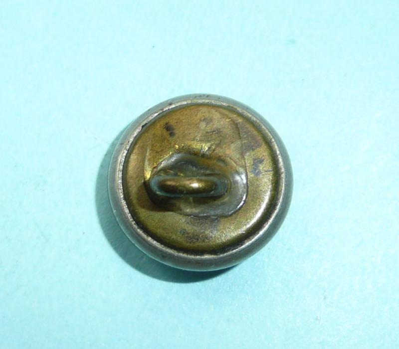 QVC Victorian 22nd (Queen's) Corps, Middlesex Rifle Volunteers / 13th Corps White Metal Small Pattern Cap Button