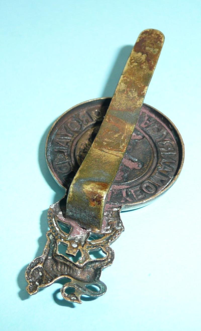 Royal Devon Yeomanry Royal Field Artillery RFA Brass Cap Badge - 1924 only