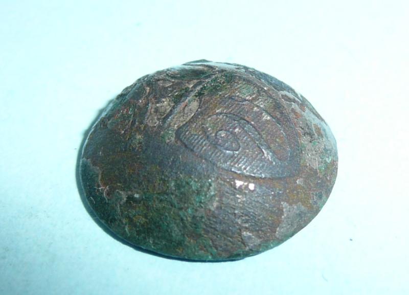 Georgian Napoleonic Generic Volunteer Corps Officer's Button - Excavated Condition