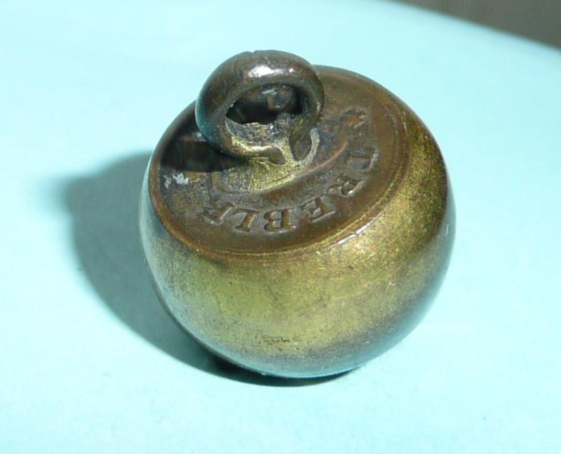 George III / Napoleonic Manchester & Salford Yeomanry Cavalry Officers Ball Tunic Button - Peterloo