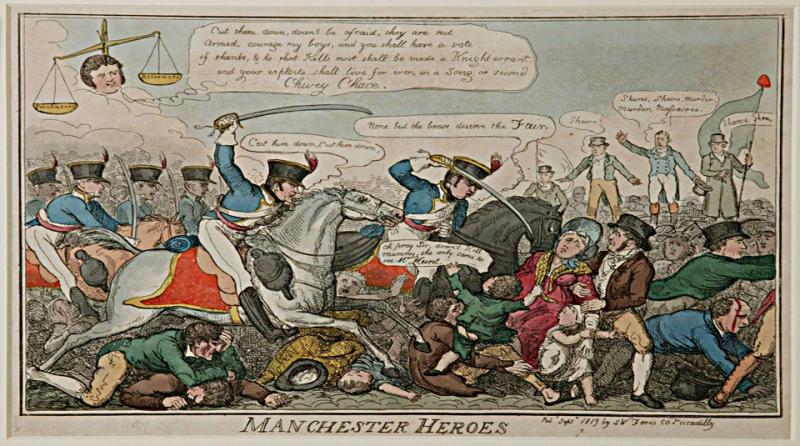 George III / Napoleonic Manchester & Salford Yeomanry Cavalry Officers Ball Tunic Button - Peterloo