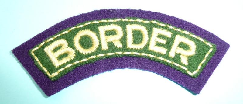 Cold War - 1st Battalion The Border Regiment Woven Cloth Shoulder Title