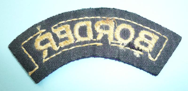 Cold War - 1st Battalion The Border Regiment Woven Cloth Shoulder Title