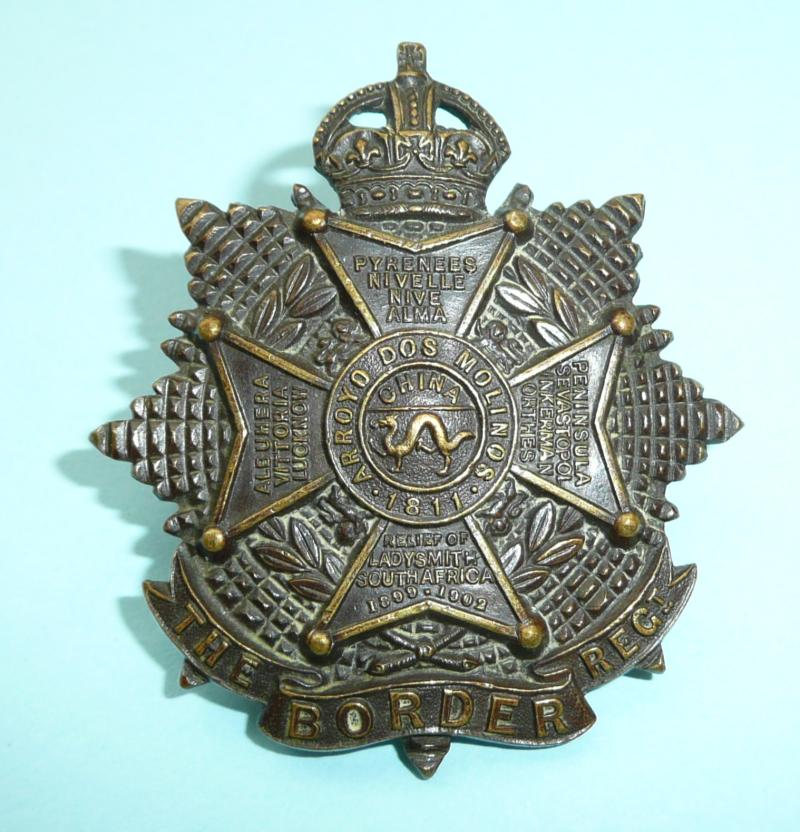 The Border Regiment Officer's OSD Bronze Collar Badge  - Gaunt
