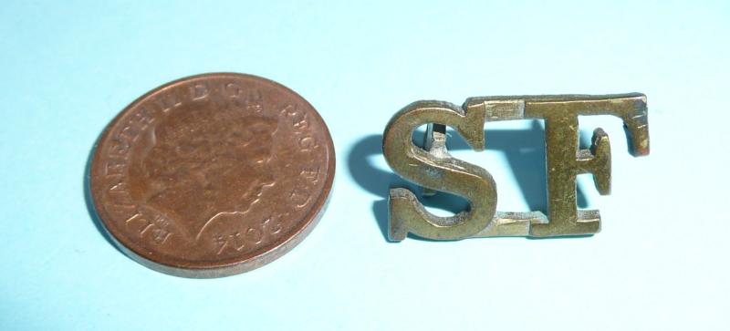 Royal Scots Fusiliers (early pre 1907 pattern) Other Ranks Shoulder Title