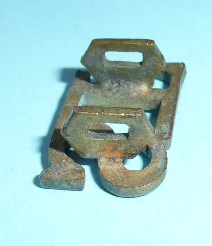 Royal Scots Fusiliers (early pre 1907 pattern) Other Ranks Shoulder Title