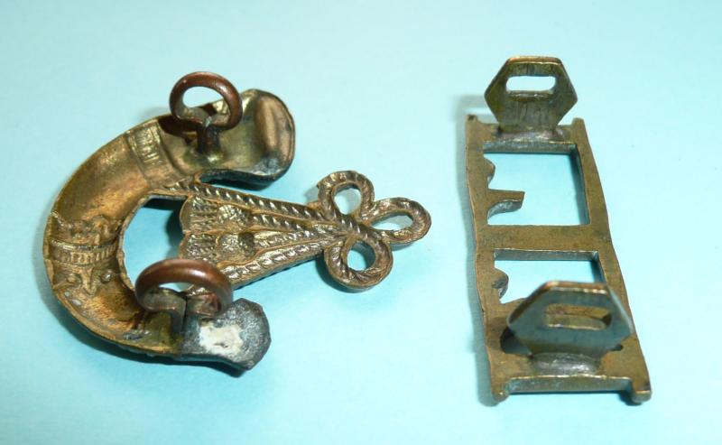 Durham Light Infantry (DLI) Two Part Brass Shoulder Title