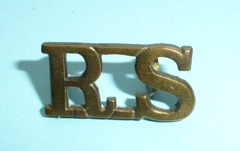 The Royal Scots Regiment Brass Shoulder Title