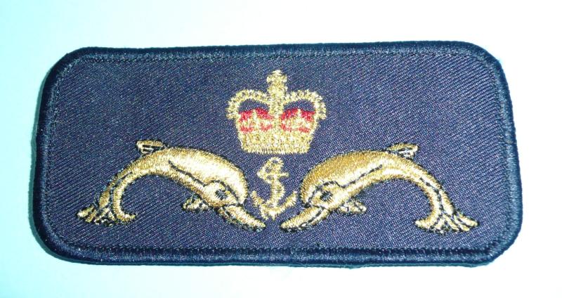 British Royal Navy RN Submariner's Embroidered Cloth Patch