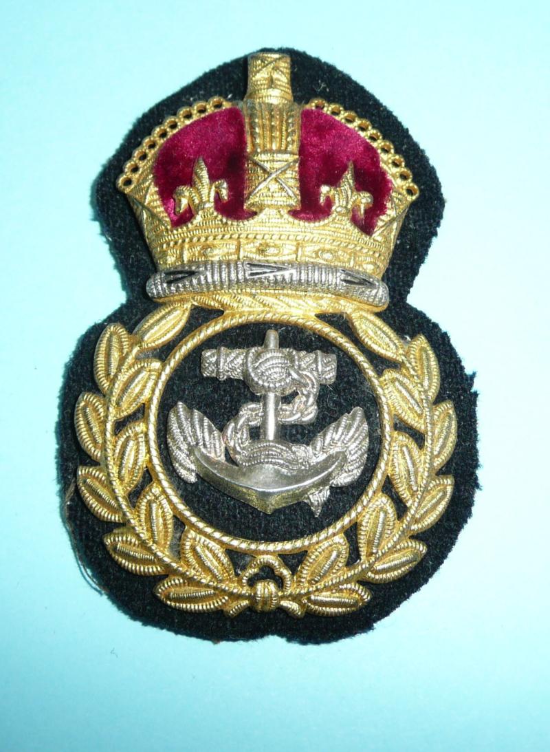 WW2 British Royal Navy RN Chief Petty Officer’s Economy Pattern Cap Badge