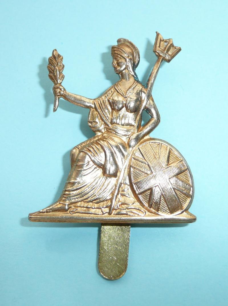 Royal Norfolk Regiment Other Ranks Full Size Brass Gilding Metal Cap Badge