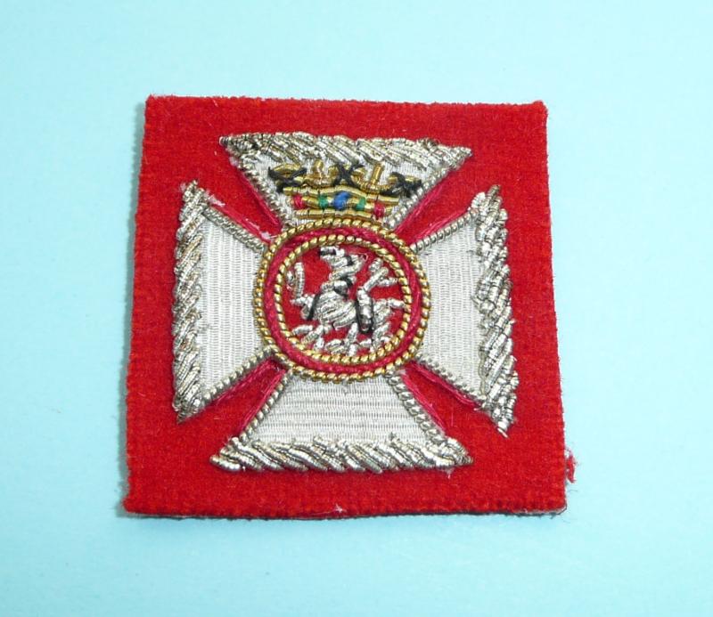 Duke of Edinburgh's Royal Regiment (Berkshire and Wiltshire) Officer's Embroidered Cloth Beret Badge