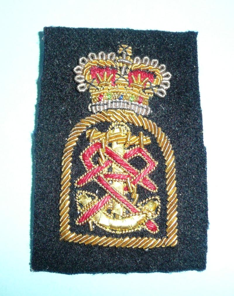 Queen Alexandras Royal Naval Nursing Service QARNNS bullion cloth hat badge